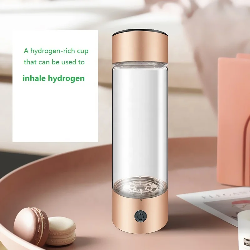 H2 Suction Bottle Water Ionizer Generator Hydrogen Rich Water Cup