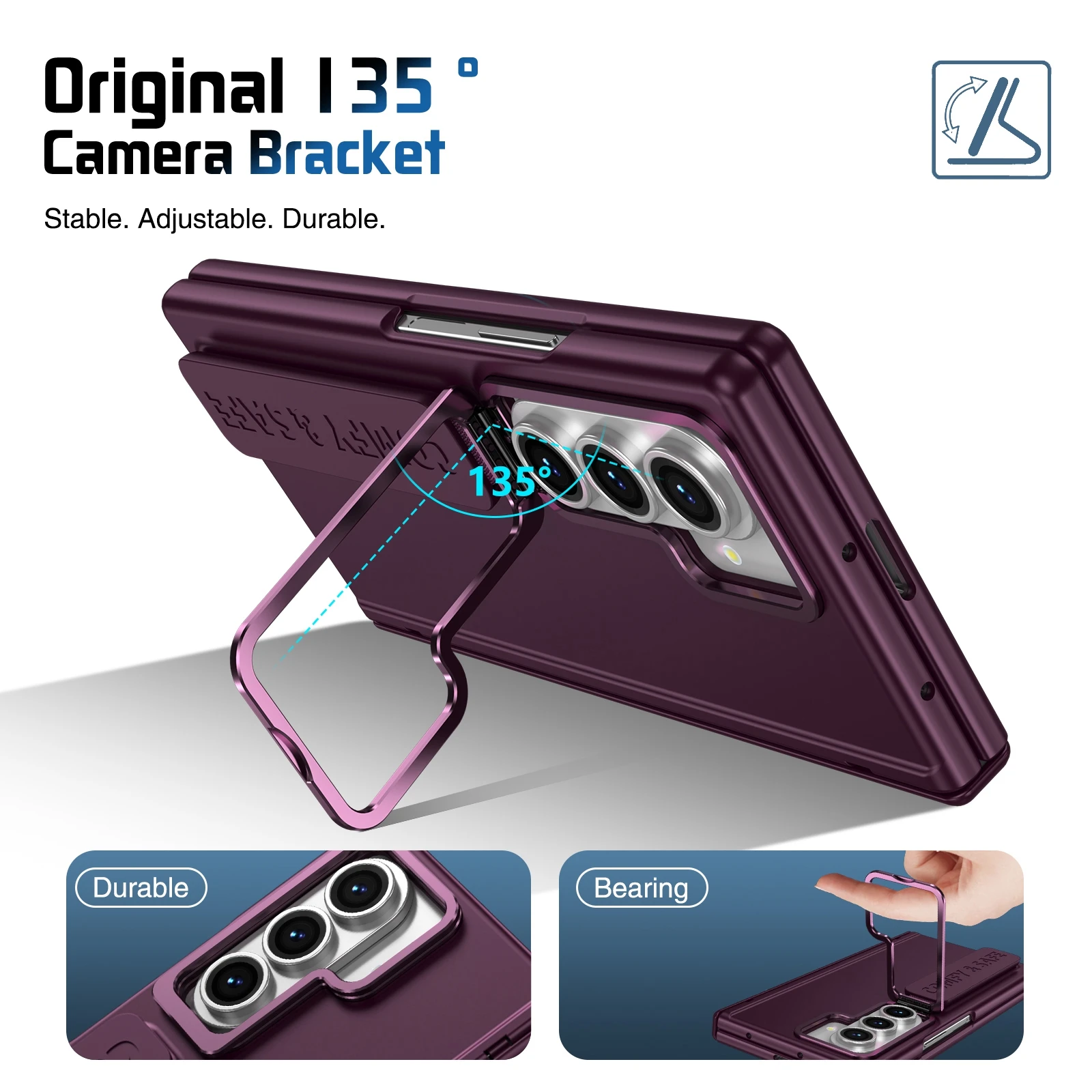 Z Fold 7 Case: Kickstand, Lens & Screen Protection