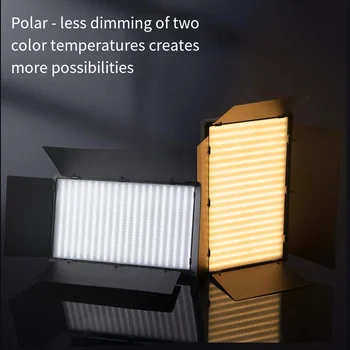 LED-U800 40/50W Led Video Light Panel Bi-Color 3200-5600K Photography Lighting Panel Camera Photo Studio Fill Lamp detail image