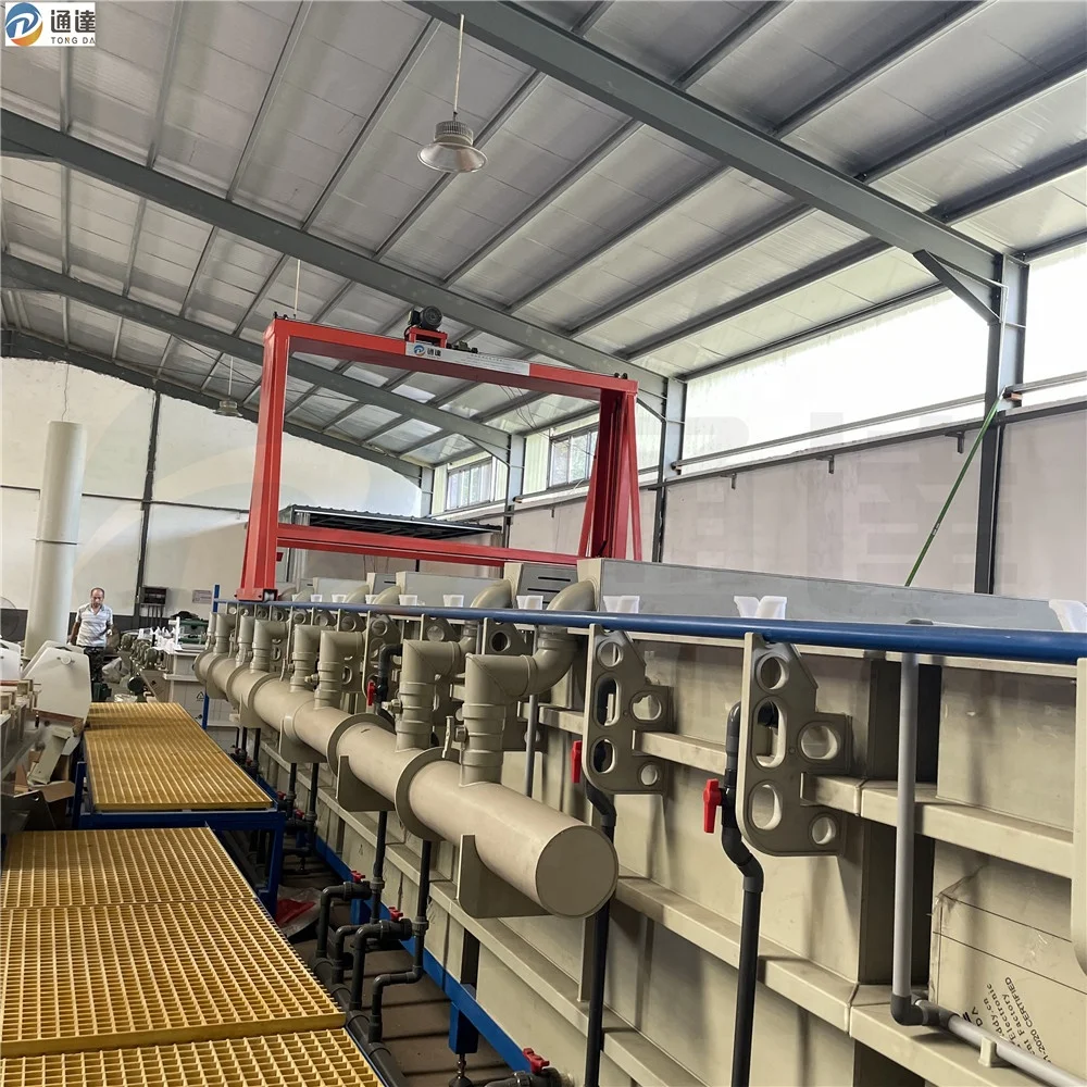Tongda 11 Semi Automatic Barrel Plating Machine Cool Galvanizing Line ...