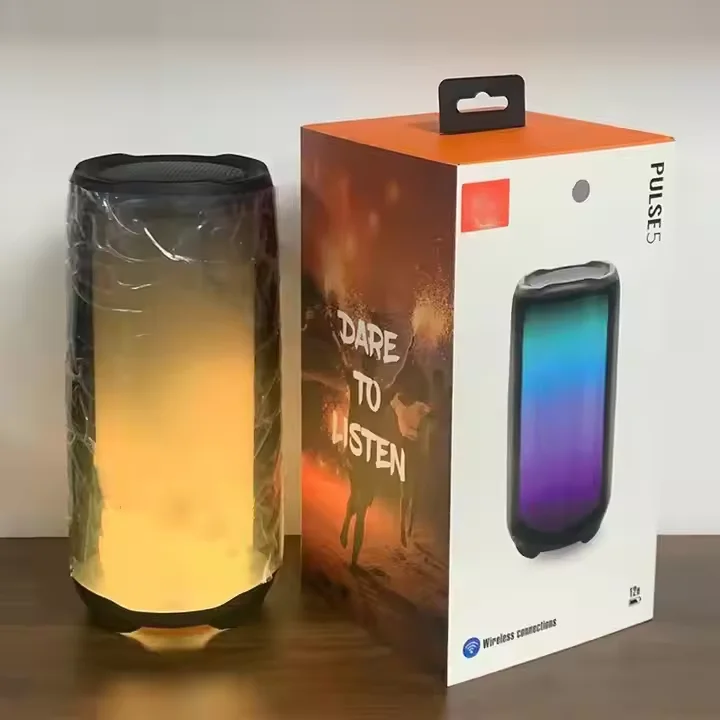 New PULSE5 Generation Speaker Full Screen Color Lights High Sound Quality Bass Mini Explosion PULSE5 Speaker