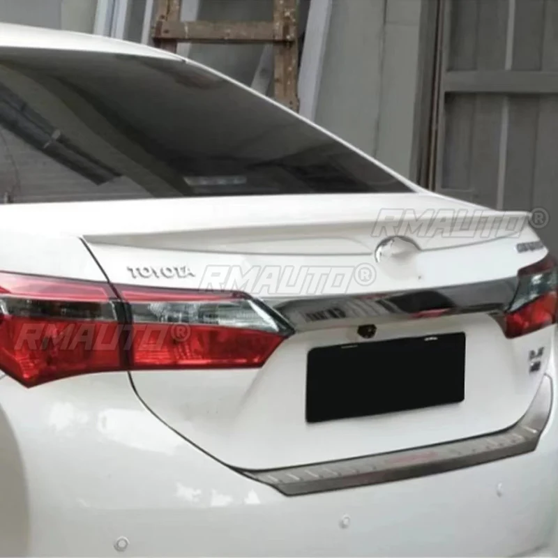 thumbnail interactive-video image 1 of Berliii Matte Black Trunk Spoiler Wing For 2014-2019 Toyota Corolla Sedan – ABS Plastic, Primed Finish, Easy Install 1 of 3