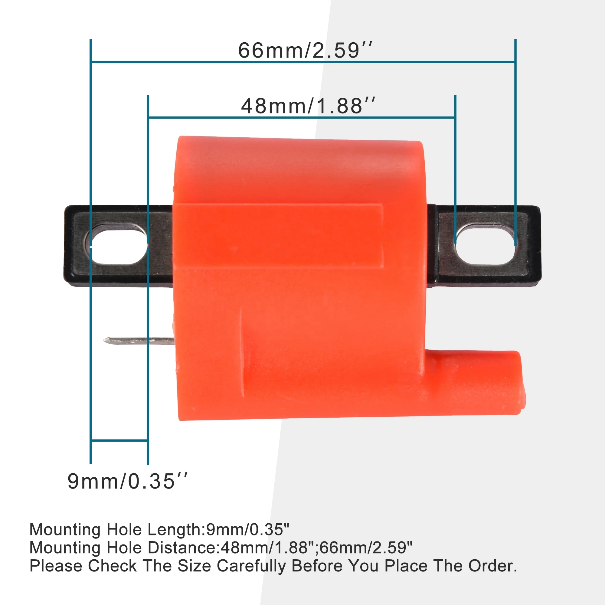 GOOFIT High Performance Racing Ignition Coil Replacement for GY6 50cc 60cc 80cc 125cc 150cc 139qmb Scooter Moped