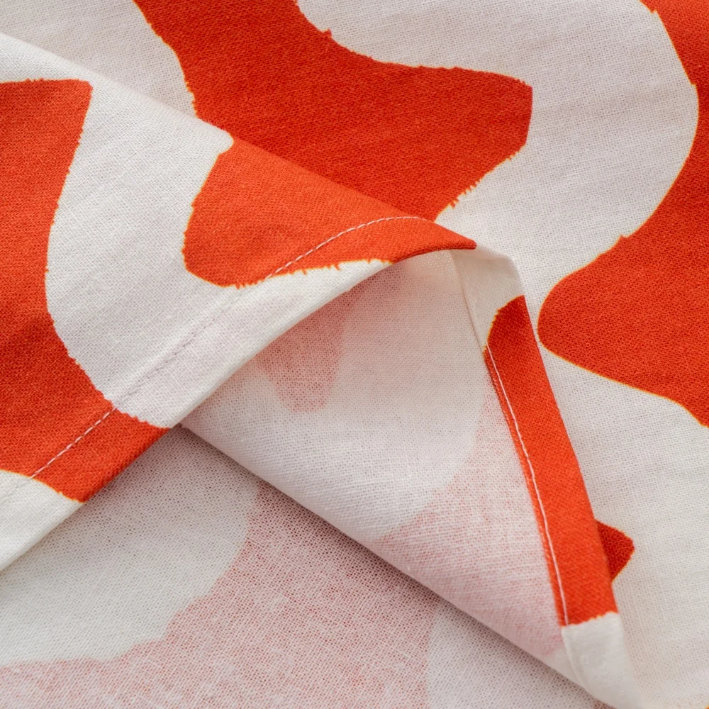 Square Linen Damask Heavy Weight Tablecloth Printed Linen Table Cloth for Kitchen Home Dinning Tabletop Wedding Party Rectangle