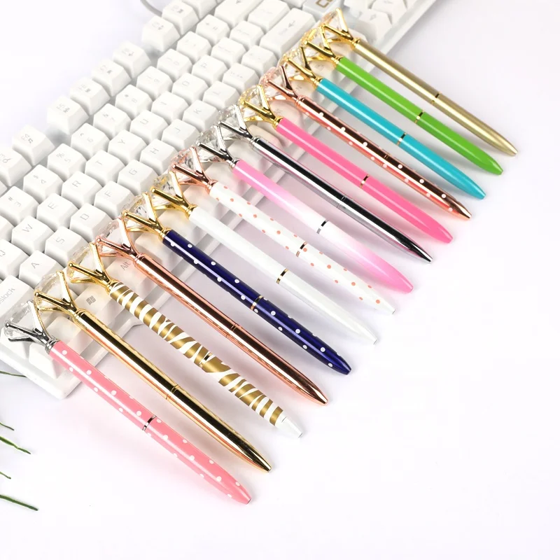 
 Большая шариковая ручка со стразами, разноцветная шариковая ручка со стразами и кристаллами, подарок на свадьбу  