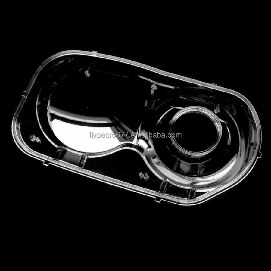 product tiypeor auto headlamp glass lens replacement for dodge challenger srt hellcat 2008   2023 left side headlight lens covers-8