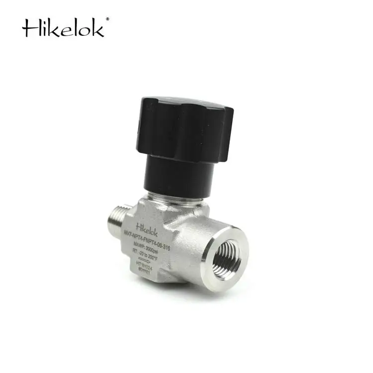 Factory Custom Swagelok Type 3000 Psig Straight Angle Pattern  Integral-Bonnet Needle and Metering Valves for Fuel Systems