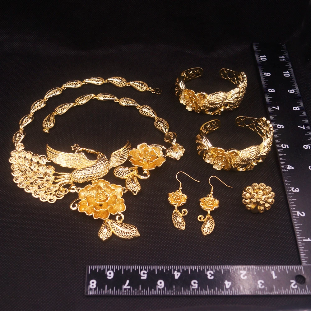 ジュエリーセット ゴールドトーン 多様なデザイン ホットセールラグジュアリートレンディ人気ファッションウェディング