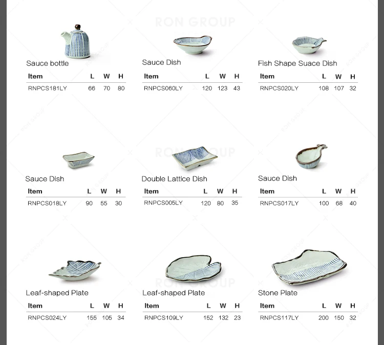 Japanese Style Modern Restaurant Buffet Dinnerware Porcelain Dinner Dessert Food Steak Crockery Round Dinner Ceramic Plate