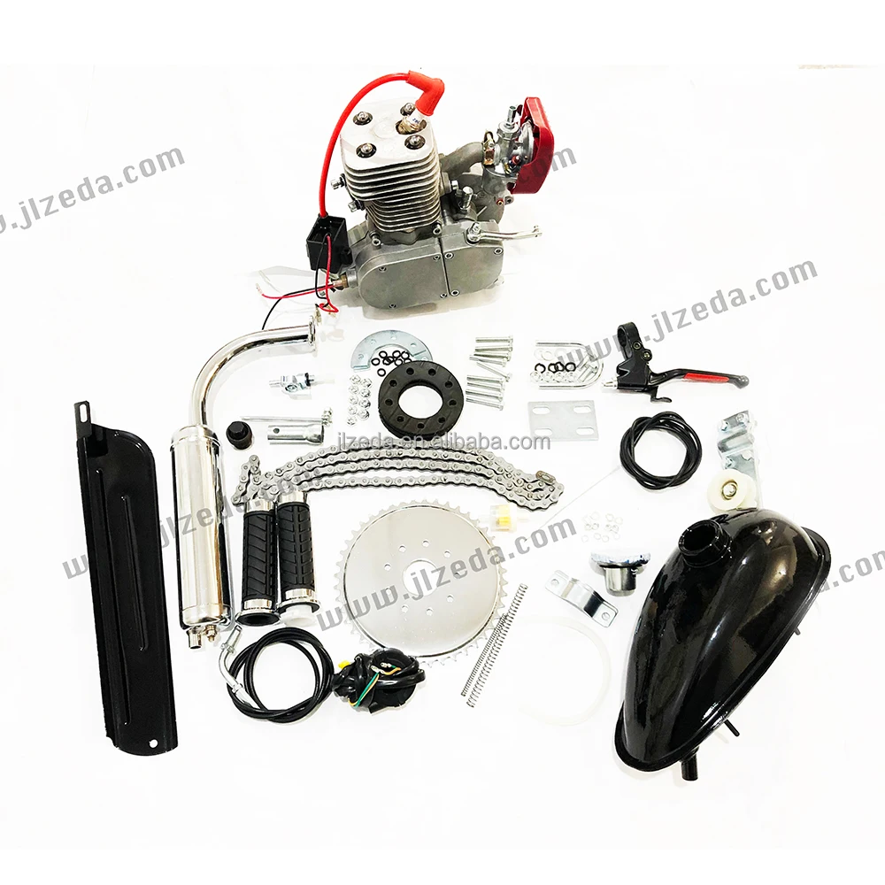Moped Gasoline Engine With Dio Reed Valve & Oko Carburetor 80cc 2