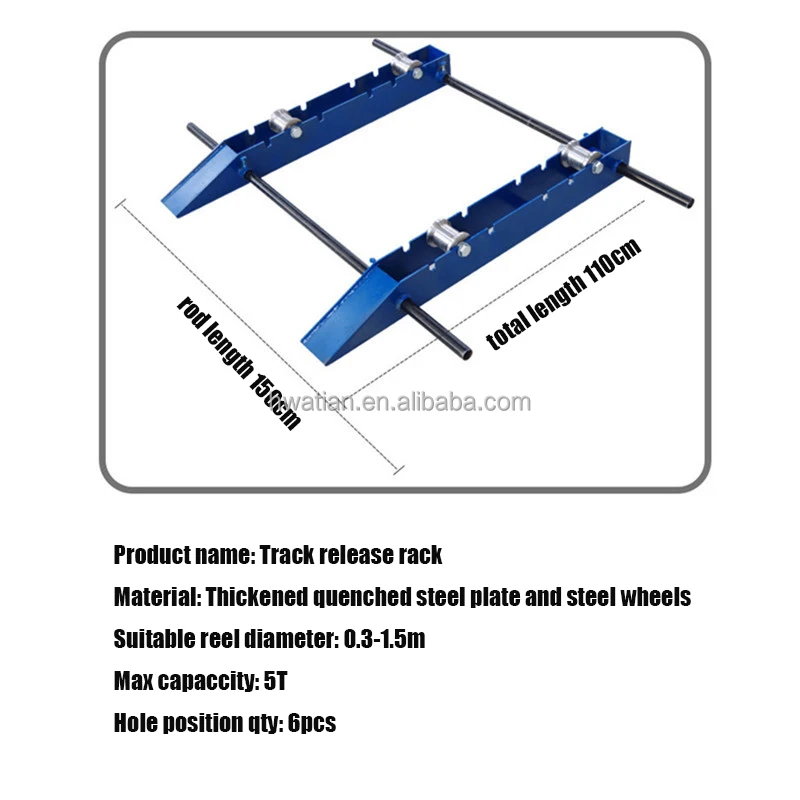 Guide Cable Drum Roller Fiber-optic Cable Laying Stand Cable Drum Roller Stands