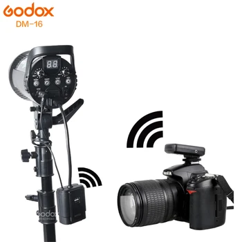 Godox DM-16 Studio Flash Trigger Channel Wireless Radio Remote Studio Flash for Cameras product image