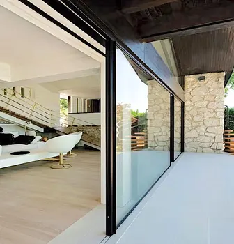 NFRC Certified Thermal Break Aluminum Heavy Duty Sliding Door Aluminum Glass Sliding Door for Balcony