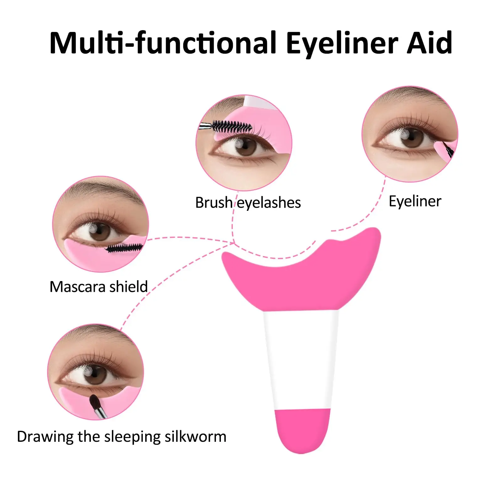 New Design Stencil for Contour Curve Makeup Eyebrow Eyeliner Shaper Models Card Multi-Function Nose Contour Tool