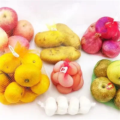 Factory hot selling tubular PP net bag packaging fruits and vegetables