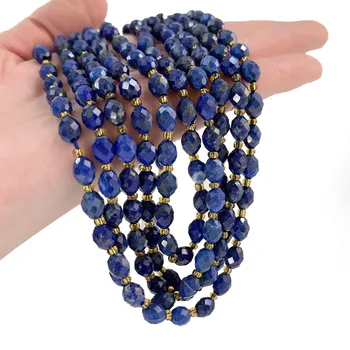 6X8mm Natural Semi-precious Gemstone Beads Crystal Beads Oval Shape Faceted Loose Beads Diy Bracelet Necklace Design