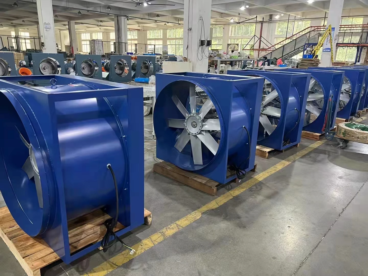 High Temperature Axial Fan, 400mm, 500mm, 1000mm, Aluminum - detail 16
