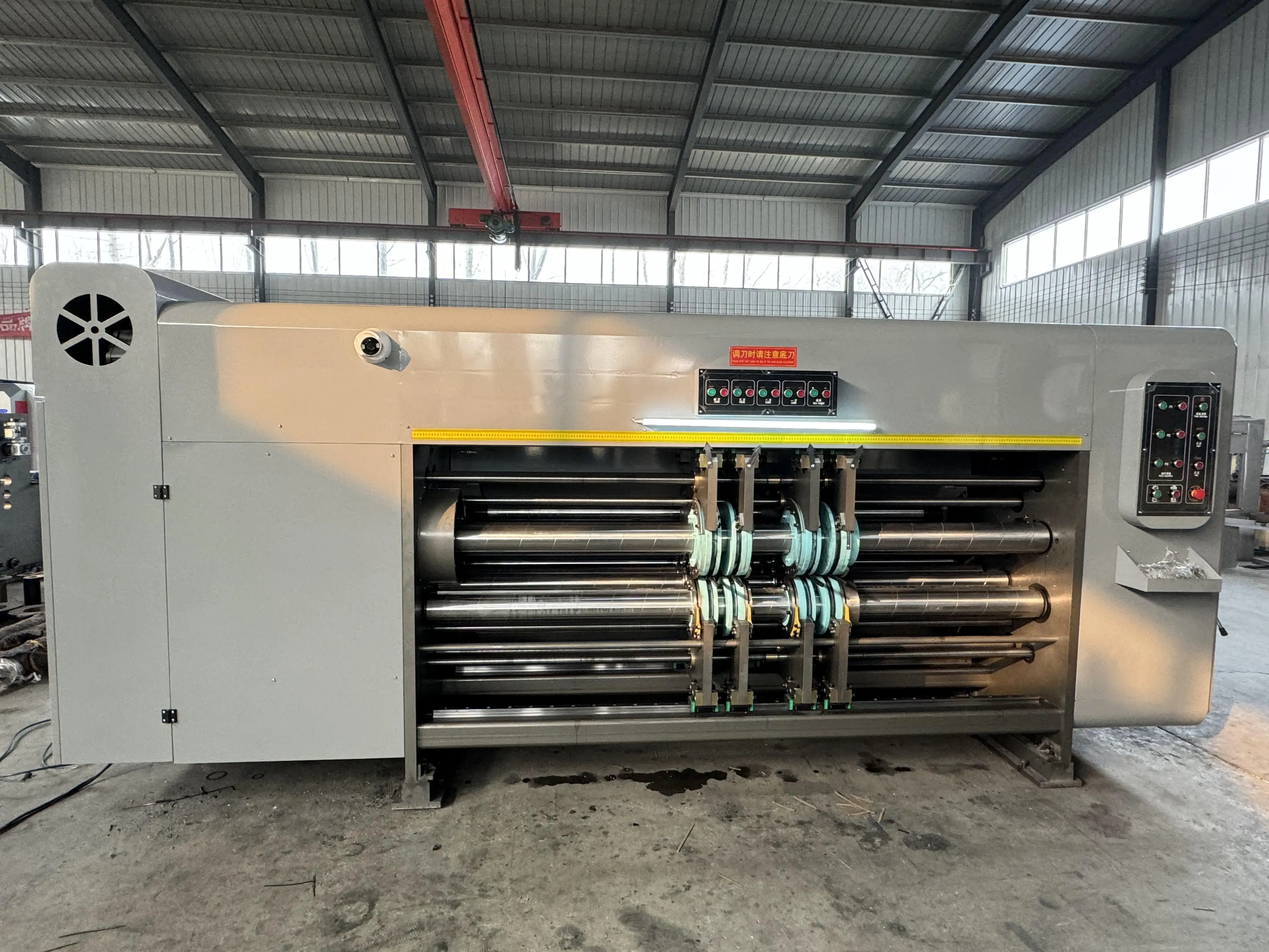 4 Colors Corrugated Carton Flexo Paper Box Cutting Printing Machine for ...