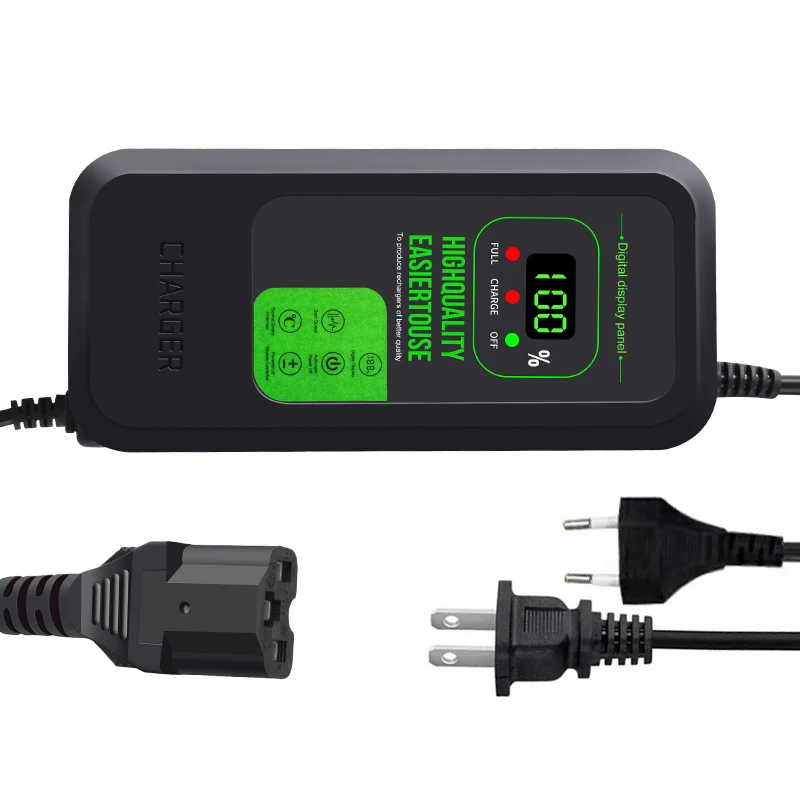 Chaochenben Smart 48V20AH Electric Bike Charger Display Screen 2.8A Output ABS Material Fast Charging Over-Charging Protection supplier