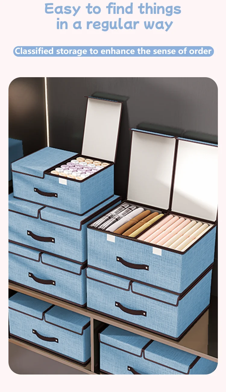 Clothes Storage Box,bed Finishing Basket,underwear Storage Box,household Underwear Box manufacture