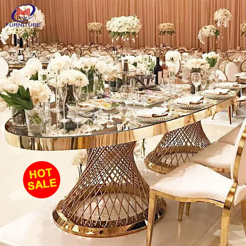 Modern Used Hotel Furniture Stainless Steel Dining Table And Chair Sets