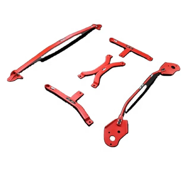 Front Strut Bar For Toyota Yaris Vios Rear Anti Roll Bar Body Kit Middle Subframe Brace