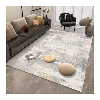 Eco-Friendly Velvet Material Washable 3d Printed Floor Carpet Living Room