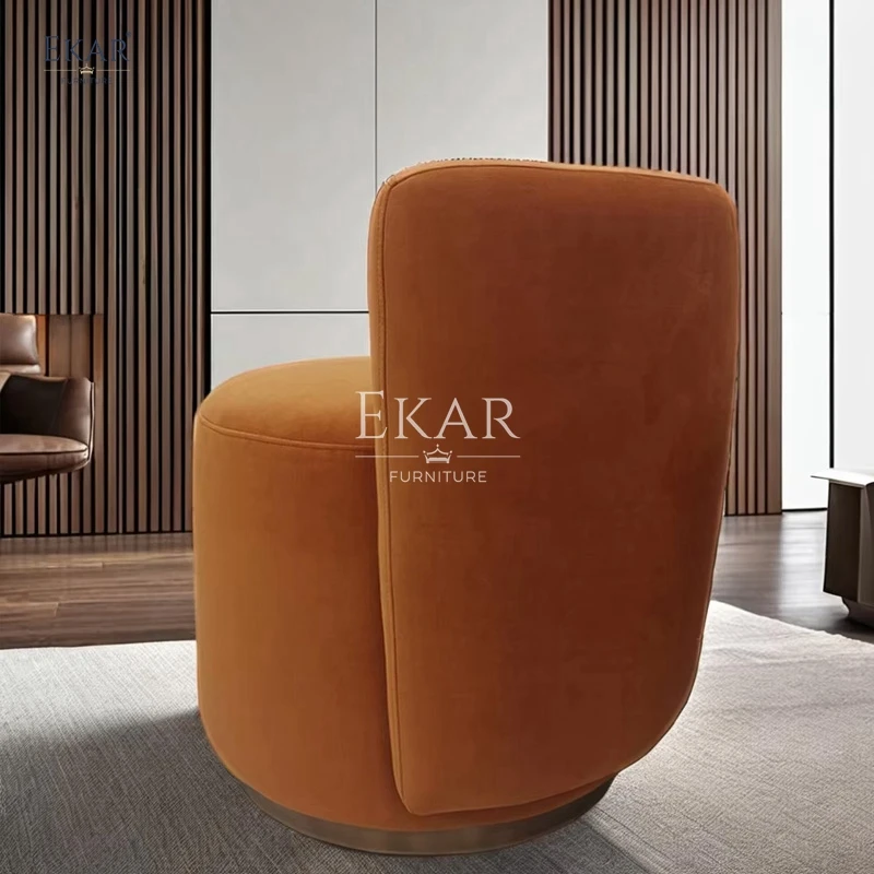 product modern round leather chair stylish comfort bean bag for contemporary living spaces and bar leisure design-61