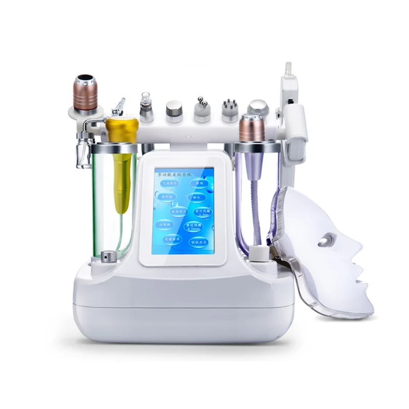 11 in 1 Small Bubble Vertical Hydra Dermabrasion Oxygen Facial Rejuvenation Machines 11Heads Ultra Micro Bubble Cleaner Sink Pee