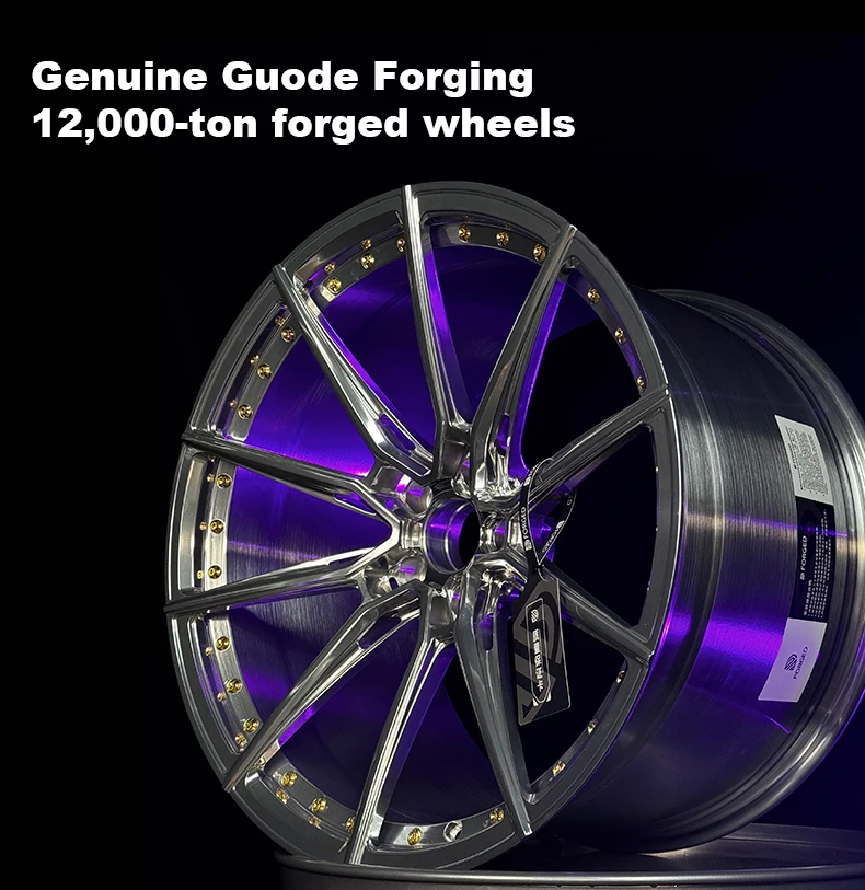 GUDE New Deep Concave Forged Aluminium Alloy Brushed Wheels 7J-13J ...