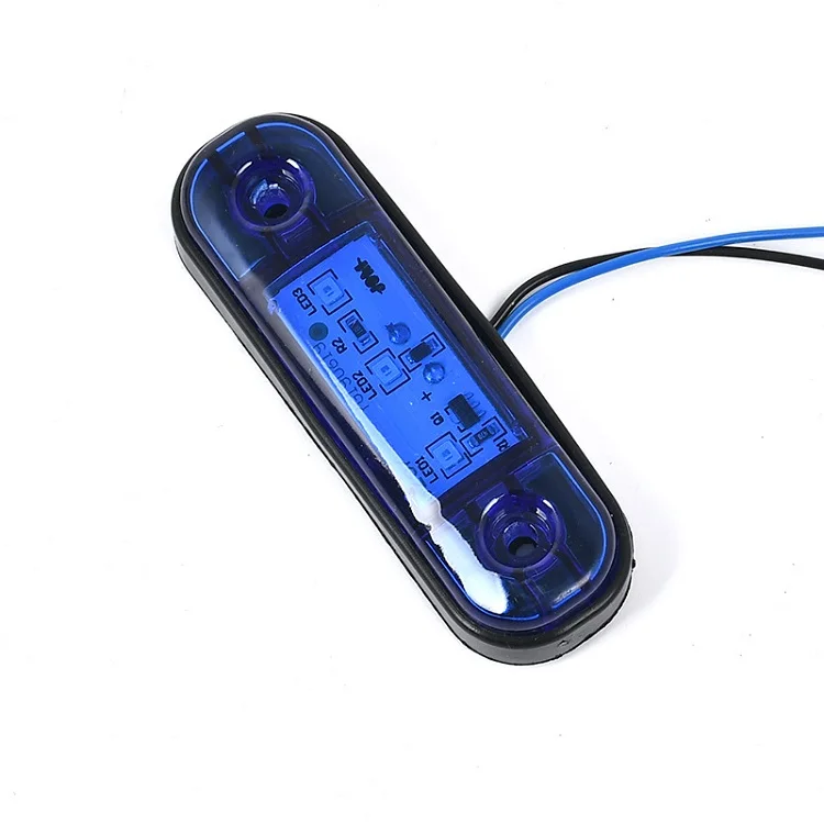 Led Amber Red White Green Blue Truck Side Marker Light 12-24v Universal Voltage  2