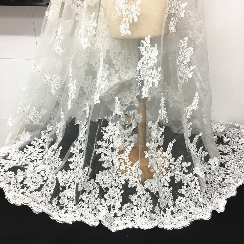 Африканская 2021 нигерийская французская тюль, белая кружевная свадебная ткань, 3d лента с вышивкой, кружевная сетчатая ткань