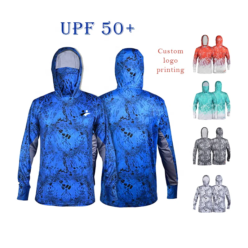 Custom New Fishing Clothing Shirt Sublimation Upf50+ Breathable Quick