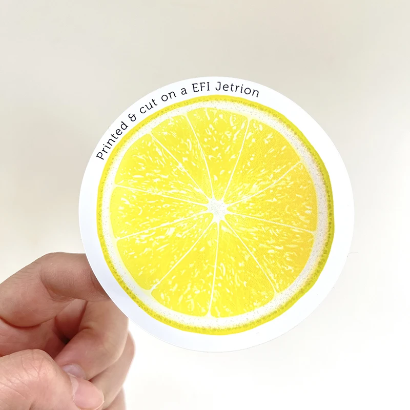 Wholesale Custom Round Waterproof Food Private Label Fruit Labels Bottle Glass Jar Adhesive Circle Sticker Label