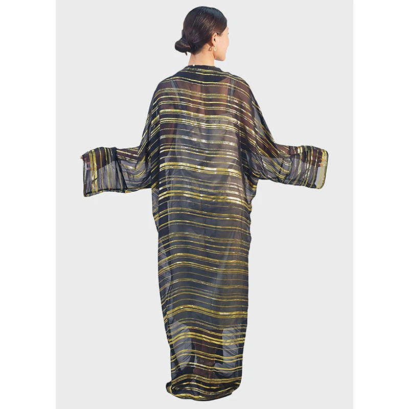 Middle Eastern Muslims Wedding and Party Wear Sequin Embroidery Georgette Saree Blouse for Women