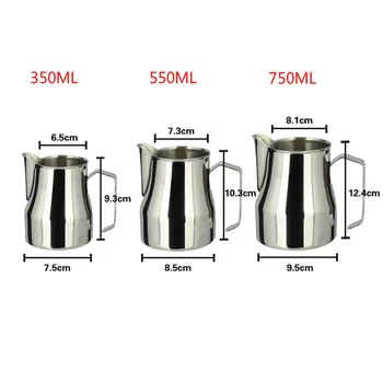 350/550ML Coffee Latte Milk Frothing Jug Milk Frother Pitcher