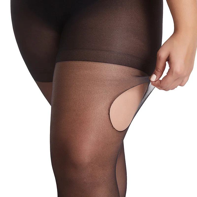 Socksmate Fat Ladies Women's Waist Sheer Tights XXXXL 110kg Obesity Toe Hosiery Seamless Pantyhose Stockings Latin Extra Large
