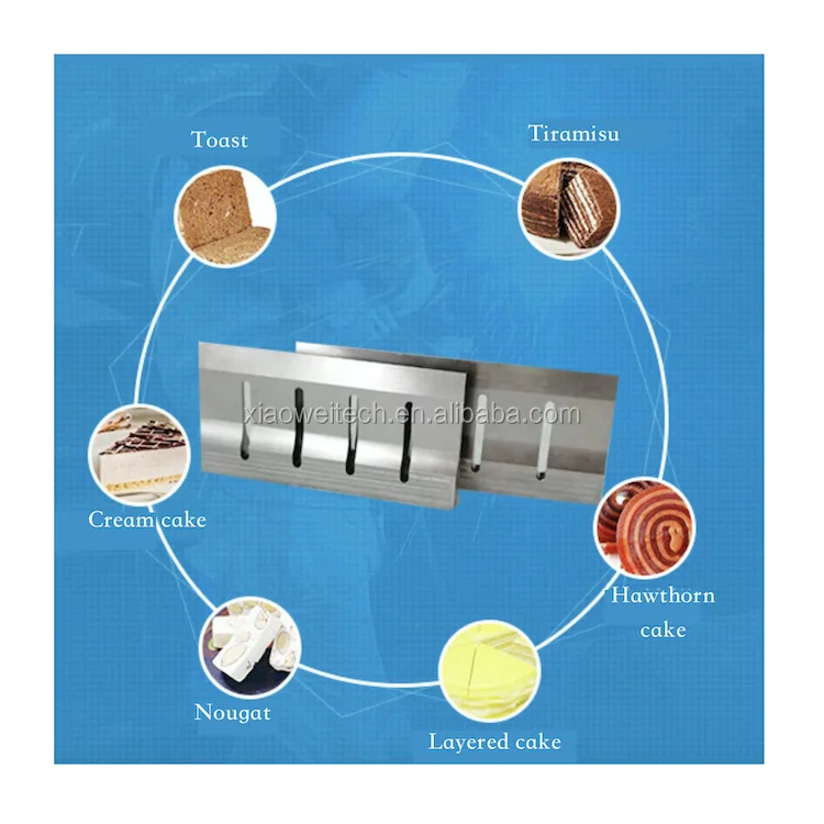 Xiaowei 20khz Ultrasonic Food Cutter Meat Pastry Cake Cheese Toast Candy Round  Ultrasonic Cutting Machine