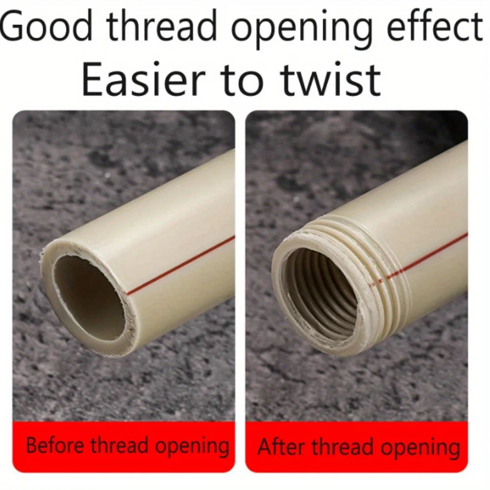 Industrial Grade PPR Thread Tapping Tool para Abertura Externa Interna Integrada OEM ODM personalizado para Tubo De Distribuição De Água