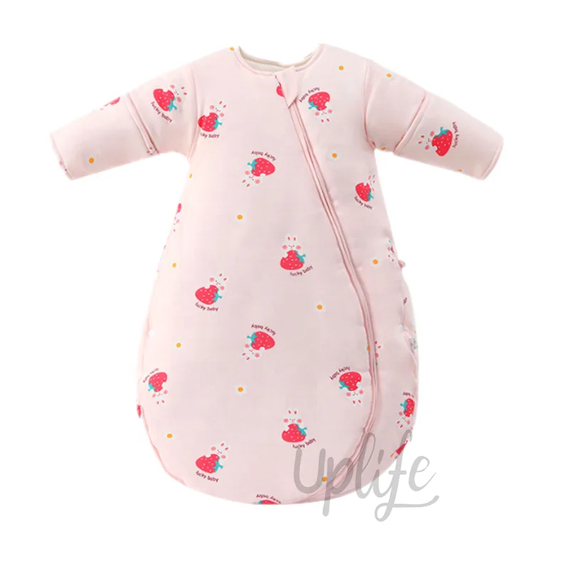 Спальные мешки для новорожденных из органического хлопка Воздухопроницаемый мешок сна с подогревом аксессуары детской