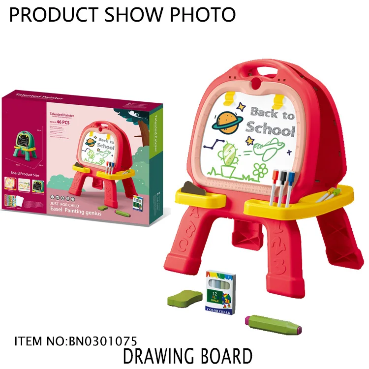 Children Educational 48 Pieces Kids Talented Painter Double-Faced Doodle  Artist Writing Board and Drawing Sketch Easel - China Sketch Easel and Kids  Drawing Board price