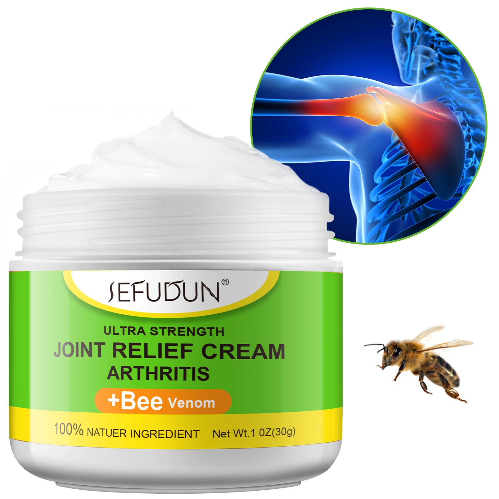 Wholesale Natural Effective Bee Venom Joint Bone Therapy Cream Knee And ...