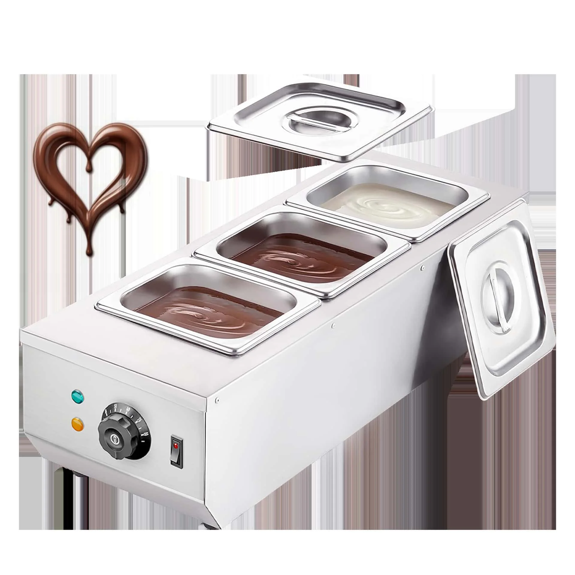 2 Cans Commercial Electric Machine to Melt Chocolate Nuts peanuts 1 kg 220v/110v Candy Melts Chocolate