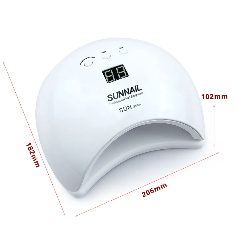 SUN X1 Plus 48W UV Light LED Nail Dryer UV LED Gel Nail Lamp Arched Shaped Lamps Nail Art Perfect Thumb Drying Solution