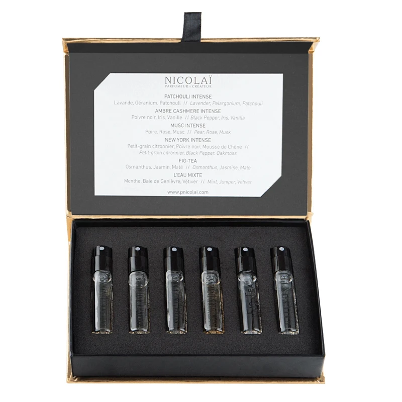 Пользовательская коробка 10 мл флакон с распылителем тестер парфюма роликовый образец упаковочная коробка для образцов парфюма