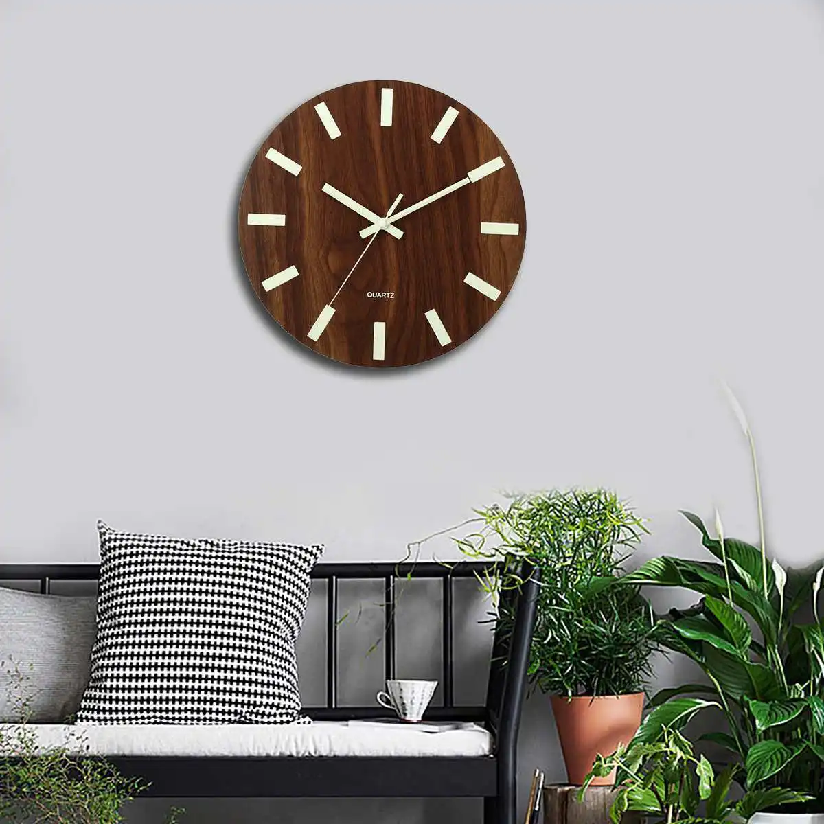 Wood clock Natural wood decor Unique wall items Home decorations online Natural wooden clocks Wooden wall clock Large wall clock Cosmos clock art