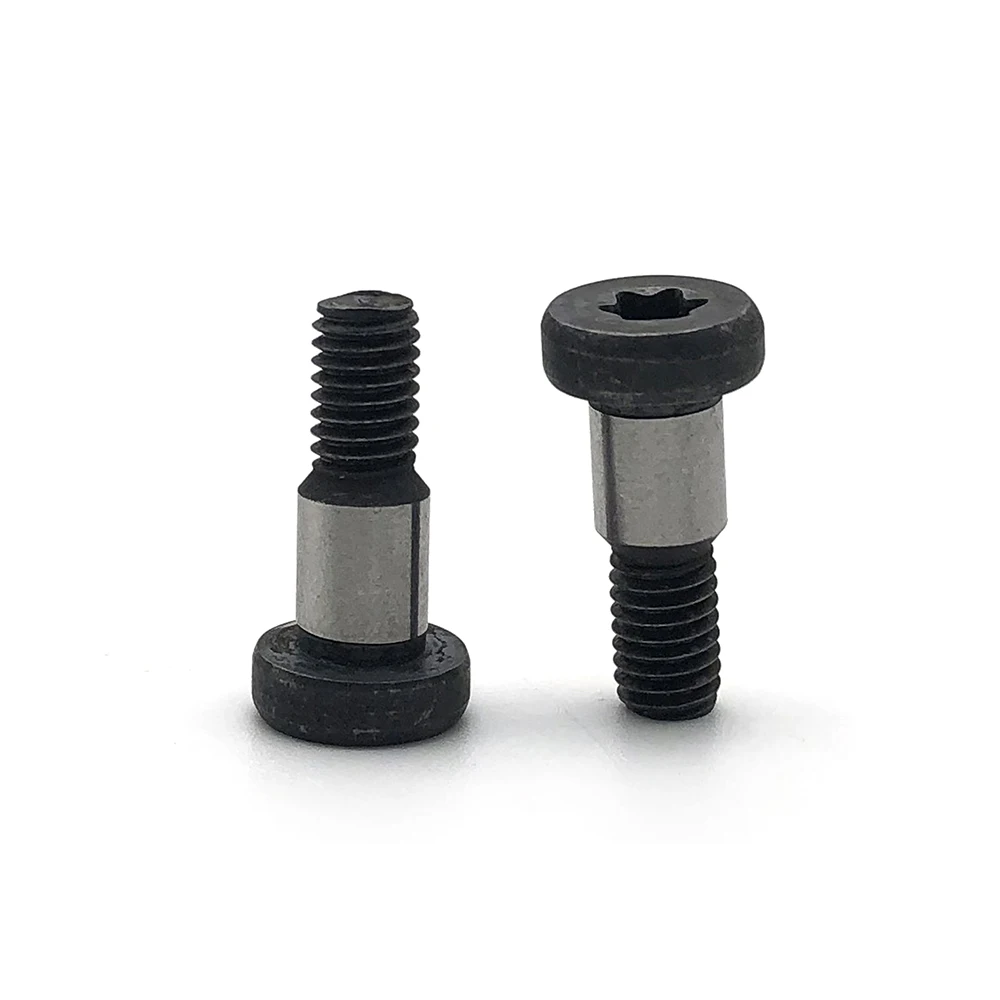 Hardware prendedor fabricante m3 m4 m5 m6 preto acabamento bot&atilde;o cabe&ccedil;a torx meia m&aacute;quina rosca ombro parafusos