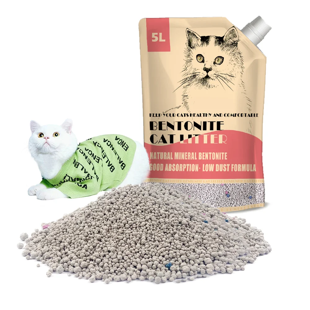 Wholesale 13.5mm Factory Oem/odm White Bentonite Cat Litter Bulk Cat
