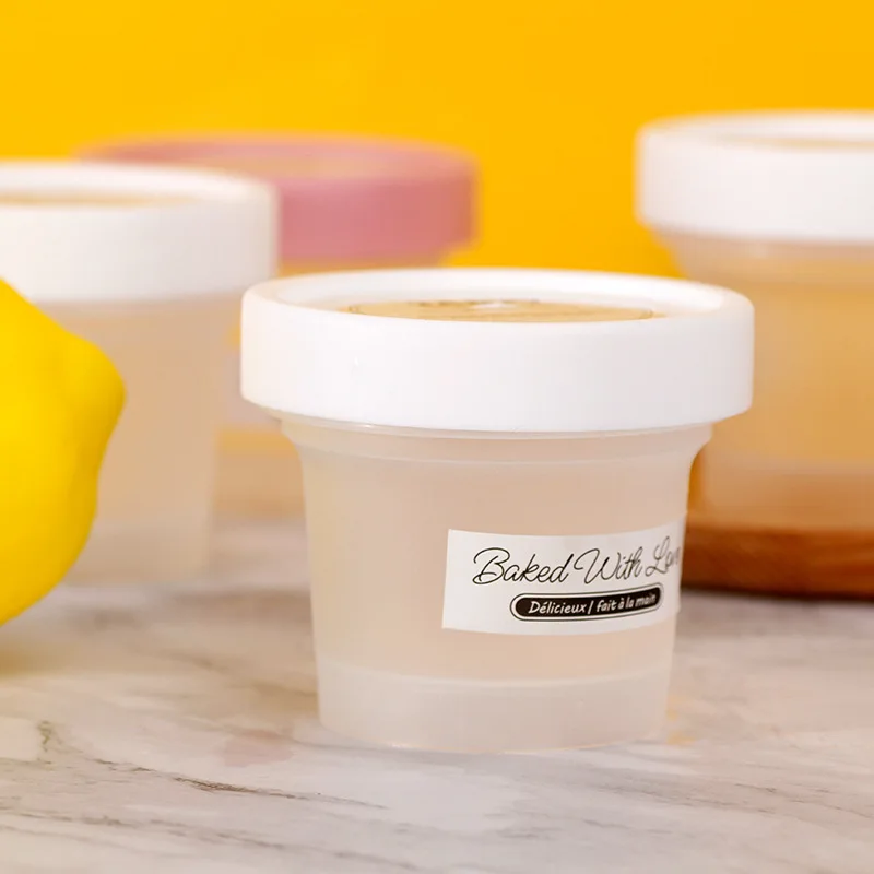 Set 12 Bicchieri In Vetro Per Yogurt E Dessert 150ml Con Coperchio Metallico - Microonde E Lavastoviglie - 2