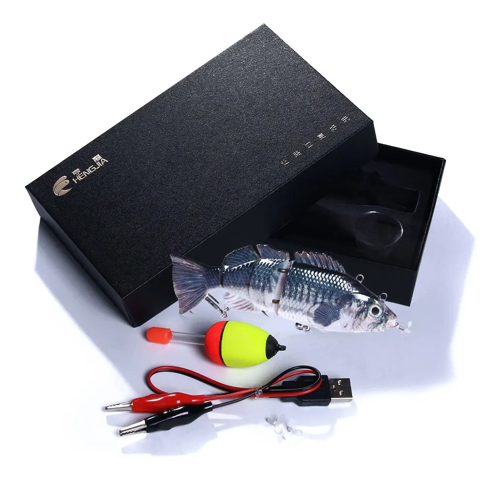 Leurres robotiques, Lure de pêche électrique, Lure de pêche rechargeable par USB - Appât électrique vibrant accessoire de sport en plein air avec lumière LED pour Trout Nighttime Lake Leurres robotiques, Lure de pêche électrique, Lure de pêche rechargeable par USB - Appât électrique vibrant accessoire de sport en plein air avec lumière LED pour Trout Nighttime Lake